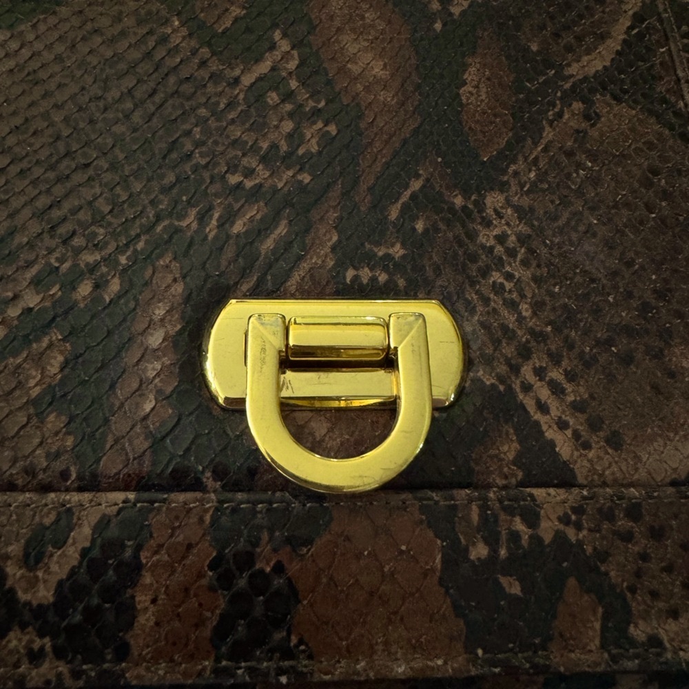 Vintage Genuine Python Purse - Picture 2 of 8
